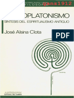 ALSINA CLOTA, J. - El Neoplatonismo (Síntesis Del Espiritualismo Antiguo) (OCR) (Por Ganz1912)