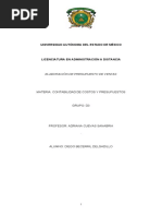 Elaboración de Presupuesto de Ventas