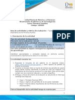 Guia de Actividades y Rúbrica de Evaluación - Tarea 1 Reconocer Importancia de Los Primeros Auxilios