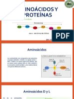 Aminoácidos, Proteínas y Enzimas