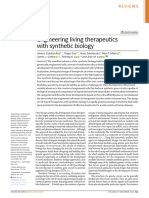 Engineering Living Therapeutics With Synthetic Biology