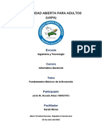 Tarea 1 Fundamentos de Economia