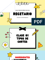 Recetario