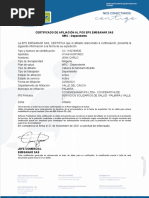 Certificado Afiliacion