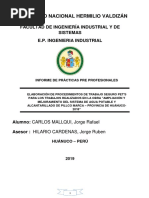 Informe de Practicas-Carlos Mallqui, Jorge Rafael.