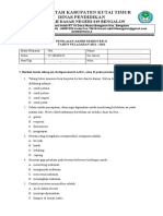 Soal PAT IPA Kls 4 SMT 2