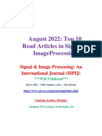 August 2022: Top 10 Read Articles in Signal & Image Processing