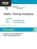 Chapter 5 Static Timing Analysis