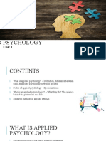 Applied Psychology 