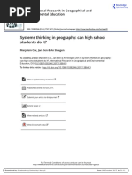 Cox Elen Steegen 2017 Systems Thinking in Geography - Can High School Students Do It?