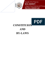 PSC Constitution and By-Laws