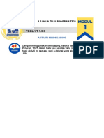 TOOLKIT 1.3.3: 1.3 Hala Tuju Program Ts25