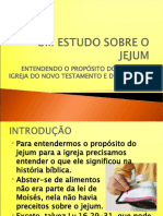 Um Estudo Sobre o Jejum