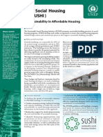 Sustainable Social Housing Initiative (SUSHI) : Promoting Sustainability in Affordable Housing