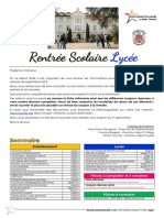 Lycee Rentree 22 23