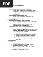 Protocolo de Acta de Primer Apartamento