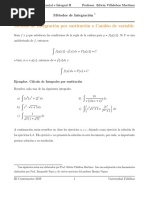 (II-415) Métodos de Integración