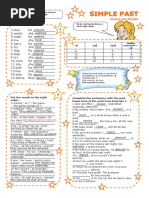 Simple Past Regular Verbs Exercise Resuelto