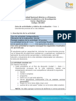 Guía de Actividades y Rúbrica de Evaluación - Unidad 1 - Reto 1 - Describiendo Procesos de La Vida Cotidiana