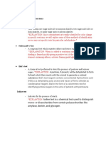 Activity 4 Carbohydrates: Specific Reactions I. Carbohydrates