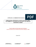 Benin SWB - RAPPORT BEIJING 25 - VF