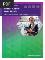 Portal Admin User Guide: Take Control of Your IOSH Courses