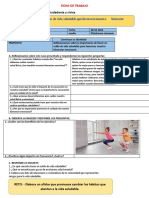 Estilo de Vida SaludableFICHA de TRABAJO DPCC