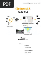 Radar PLC: Manual Version 4.01 en