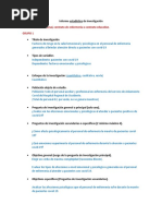 Informe Estadístico