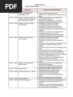 Jadwal Harian Dan S O P