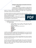 Anamnesis Neurológica Semiología Sensorial-Síndrome Sensitivo