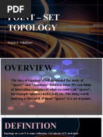 Point - Set Topology: Benjie A. Villaflores