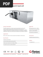 PC60 Single Point Load Cell: Product Description Approvals