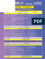 Program Schedule Speakers