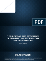 3 The Role of Executive