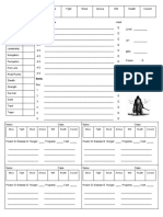 Rangers of Shadow Deep Character Sheet