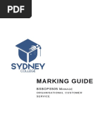 Marking Guide: Bsbops505 M