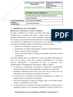 Informe Mensual Orden y Limpieza de Área de Acopio