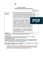 1° Medio Lengua y Literatura Plan de Acompañamiento 2° Semestre para Estudiantes Sin Conexión