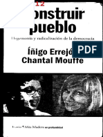 ERREJÓN, Í & MOUFFE, C. - Construir Pueblo (Hegemonía y Radicalización de La Democracia) (OCR) (Por Ganz1912)