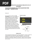 Sistema Neumático de Las Transmisiones Eaton de 10, 13 y 15