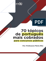 70 Tópicos de Português Mais Cobrados