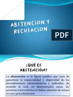 6-Recusácion y Abstención