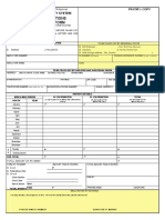 Contributions Payment Form: Social Security System