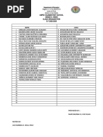 Department of Education Region Iv-A Calabarzon Ivision of Rizal District of San Mateo