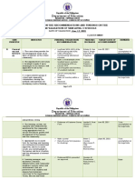 Department of Education: Action Plan On The Recommendations and Findings On The Online Validation of SBM Level 3 Schools