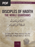 Disciples of Hadith The Noble Guardians Al Khatib Al Baghdadi