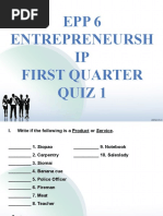 Q1 Quiz 1 EPP 6