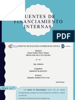 Fuentes de Financiamiento Internas