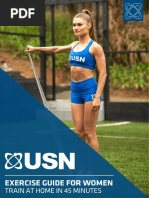 Usn Home Workout Guide Women